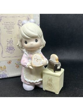 Precious Moments "A Special Toast to Precious Moments" 1997 Charter figurine
